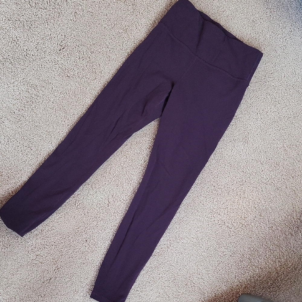 Purple High-Waisted Leggings